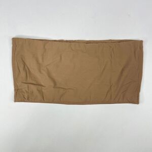 Skims Fits Everybody Bandeau Lined Stretch Bralette Women's Brown Size 4X